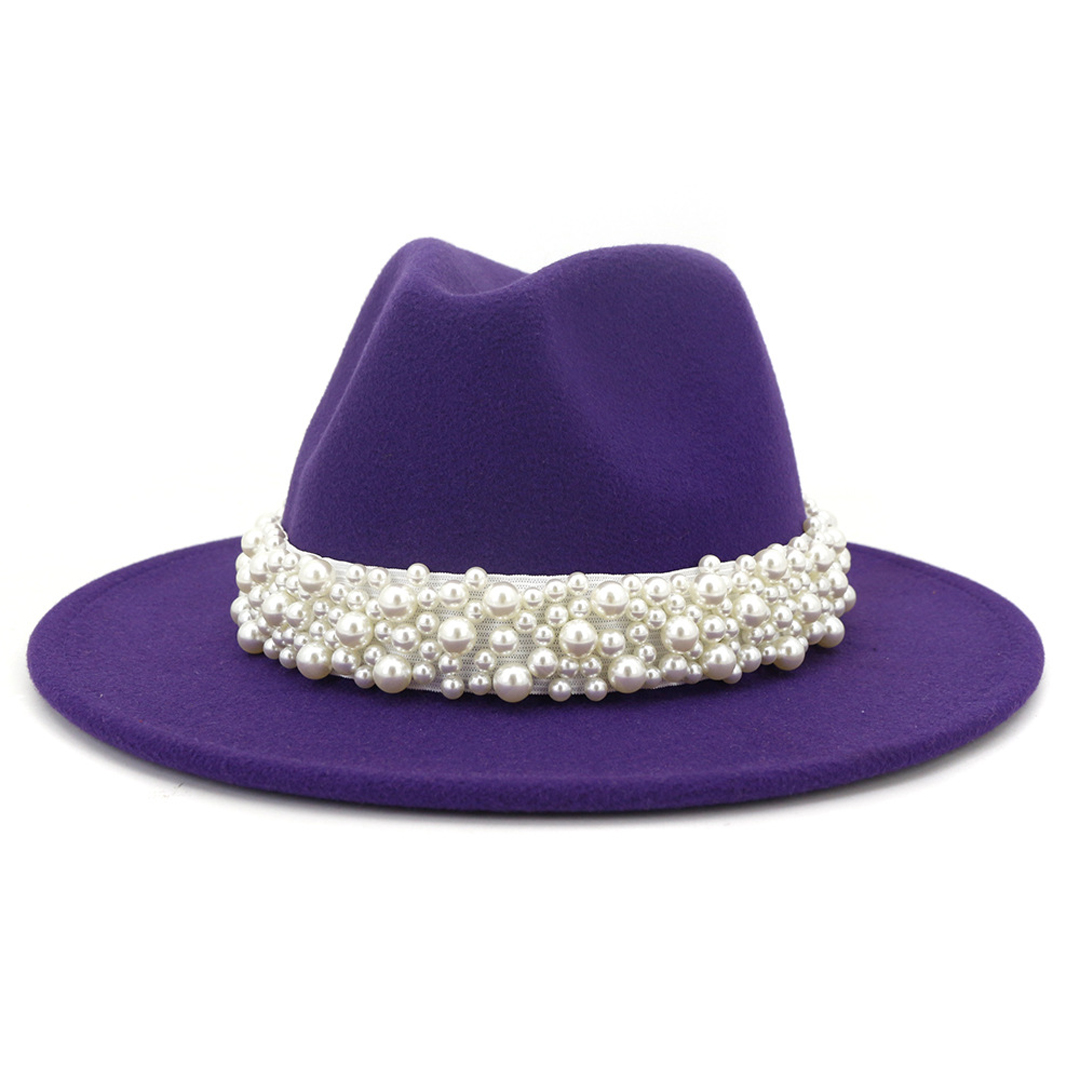 Fedora Hat Wool - Шляпы Fedora для женщин Шерстяная фетровая