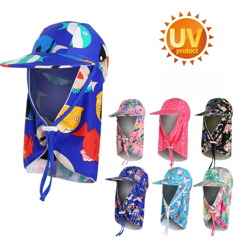 Sun Hat Wide Brim - Детская солнцезащитная шляпа для плавания с