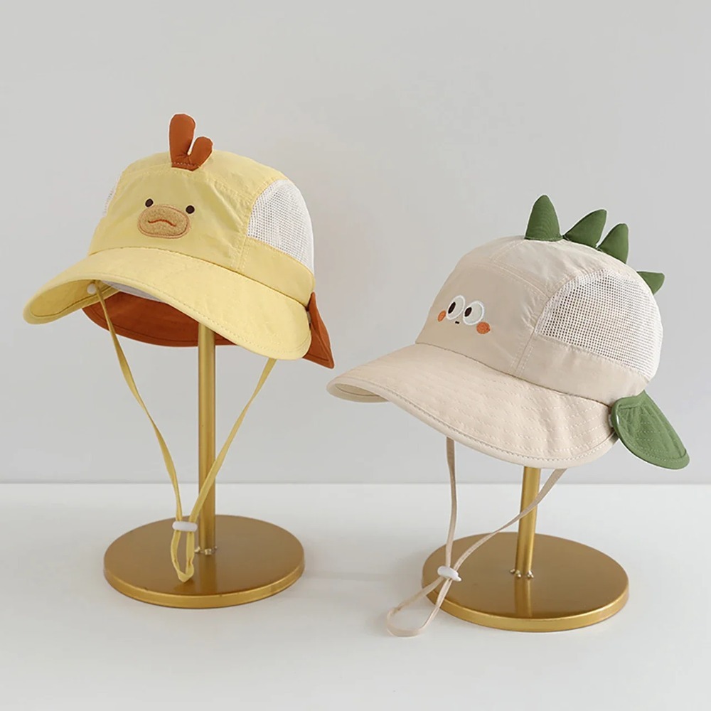 Bucket Hat Cotton - Милая детская пляжная шляпа с ушками