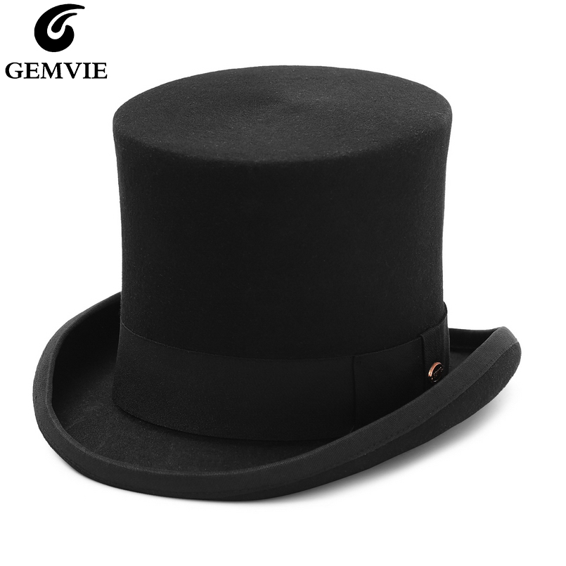 GEMVIE 17 см 100% шерстяной фе – обзор и цена Fedora Hat Wool