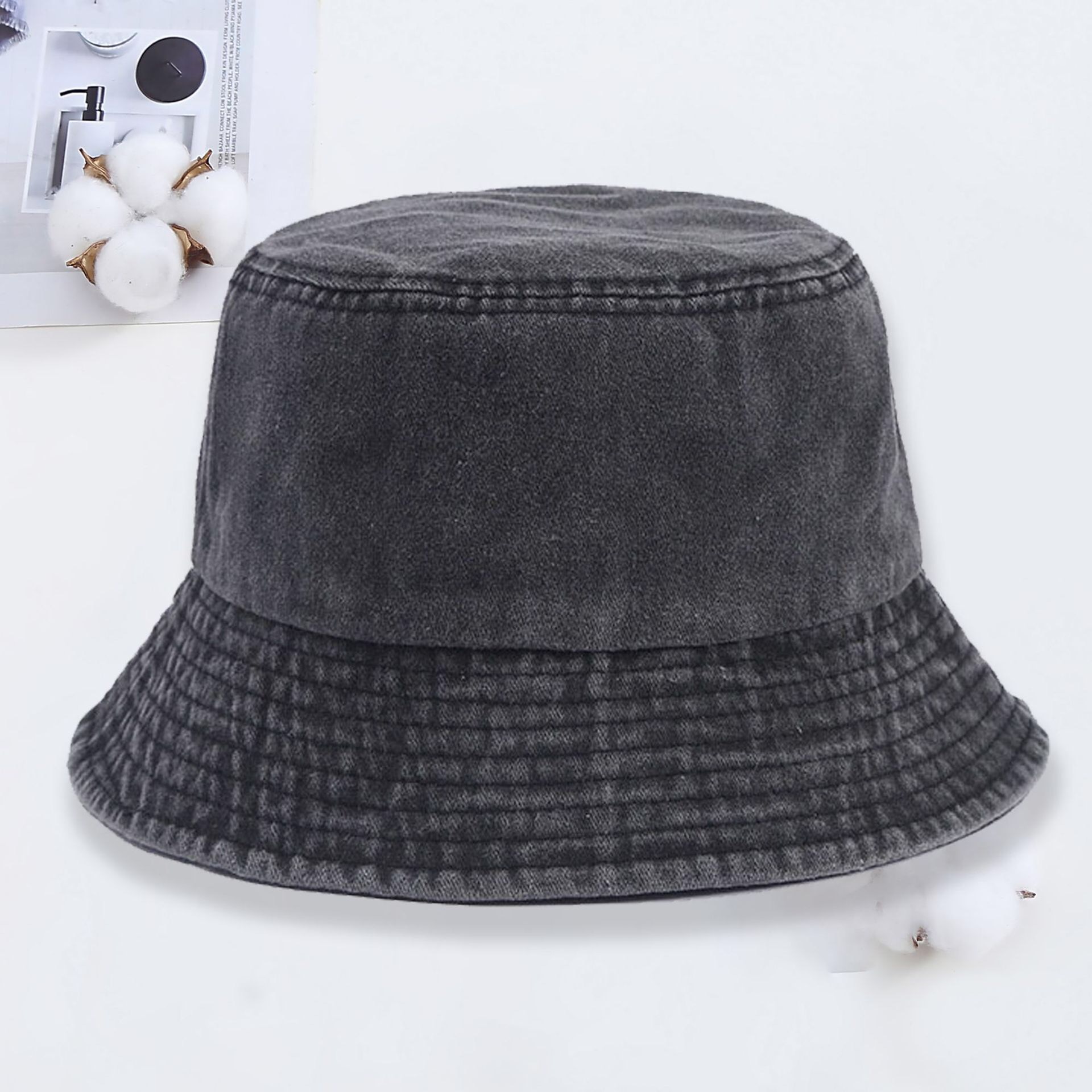 Джинсовая панама с индивидуаль – обзор и цена Bucket Hat Cotton