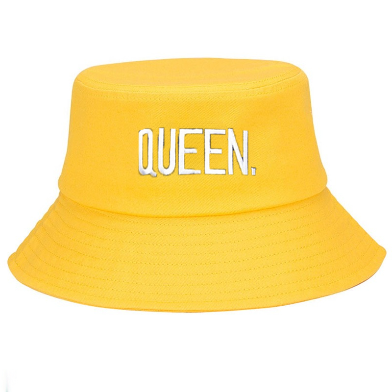 Панама с вышивкой королевы по  – обзор и цена Bucket Hat Cotton