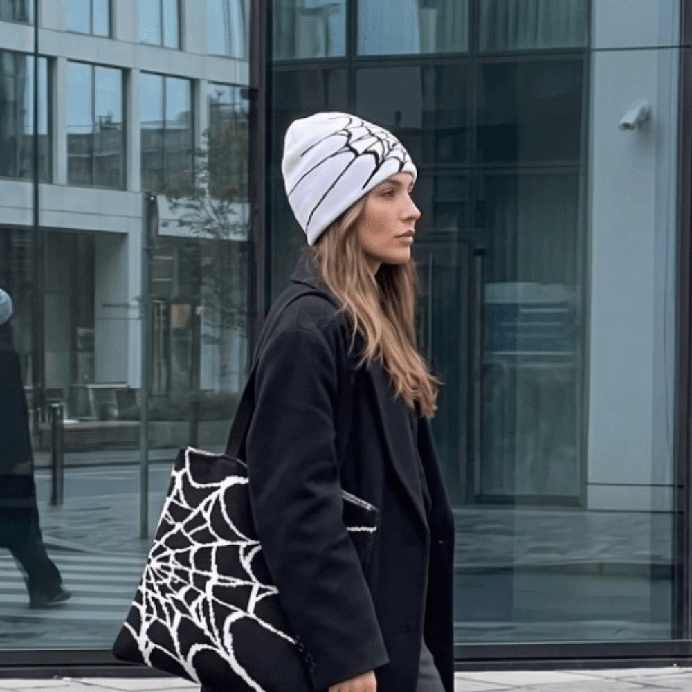 Готическая мягкая шапка-бини с – обзор и цена Beanie Cuffed Knit